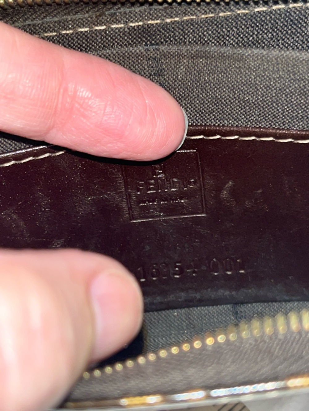 Fendi Zucca Mini Crossbody Card Holder - Picture 10 of 10